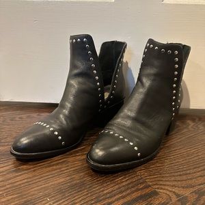 Steve Madden Black Studded Bootie